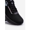 Pánske čierne športové tenisky Big Star s rovnou podrážkou, textil, kód produktu NN174373 CZARNY