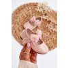 Detské balerínky  ružové kód obuvi 24DZ19-7239 PINK (Veľkosť 23)