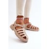 Dámské Pěnové Sandály Římské Beige Gasaria (Veľkosť 38)