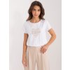 Dámske s podtlačou farba bielo-béžová kód RV-TS-9667.19