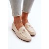 Dámské mokasíny na ploché podrážce béžové Sylvaine (Veľkosť 36)