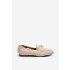 Dámské mokasíny na ploché podrážce béžové Sylvaine (Veľkosť 36)