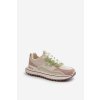 Dámské tenisky Big Star NN274A091 Beige-Zelené (Veľkosť 36)