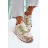 Dámské tenisky Big Star NN274A091 Beige-Zelené (Veľkosť 36)