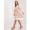 Dámske béžove šaty letne kód produktu LK-SK-509606.70