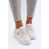 Dámske biele tenisky na platforme kožené kód obuvi TE- CCC -01-LR810 WHT/GOLD : Naše topky dnes (Veľkosť 40)