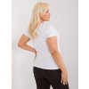 Dámske plus size farba biela kód RV-TS-9475.60