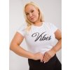 Dámske plus size farba biela kód RV-TS-9475.60