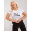 Dámske plus size farba biela kód RV-TS-9475.60