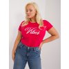 Dámske plus size farba červená kód RV-TS-9475.60