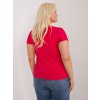Dámske plus size farba červená kód RV-TS-9475.60