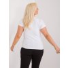 Dámske plus size farba biela kód RV-TS-9476.25