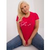 Dámske plus size farba červená kód RV-TS-9476.25