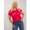 Dámske plus size farba červená kód RV-TS-9476.25