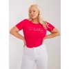Dámske plus size farba červená kód RV-TS-9480.85