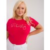 Dámske plus size farba červená kód RV-TS-9480.85