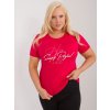 Dámske plus size farba červená kód RV-TS-9481.60