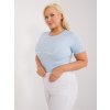 Dámske plus size farba svetlo-modrá kód RV-TS-9481.60