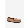 Klasické Dámske mokasíny svetlo béžove iramarie / DF879 BEIGE (Veľkosť 39)