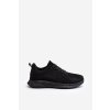 Dámske čierne tenisky na nízkom podpätku z textilu kód obuvi TE- CCC -01-23SP02-5746 BLACK : Naše topky dnes (Veľkosť 37)