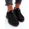 Dámske čierne tenisky na nízkom podpätku z textilu kód obuvi TE- CCC -01-23SP02-5746 BLACK : Naše topky dnes (Veľkosť 37)