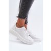Bílé dámské kožené tenisky na platformě Eselmarie (Veľkosť 36)