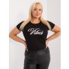 Dámske plus size farba čierna kód RV-TS-9475.60