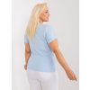Dámske plus size farba svetlo-modrá kód RV-TS-9476.25
