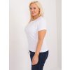 Dámske plus size farba biela kód RV-TS-9478.60