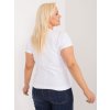 Dámske plus size farba biela kód RV-TS-9478.60