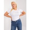 Dámske plus size farba biela kód RV-TS-9480.85