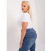 Dámske plus size farba biela kód RV-TS-9480.85