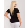 Dámske plus size farba čierna kód RV-TS-9480.85