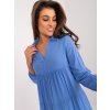 Dámske modre šaty s volánom kód produktu D73761Z30425A (Farba Modrá, Veľkosť S)
