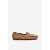 Dámské mokasíny z ekologického semiše hnědé Amrutia (Veľkosť 36)