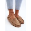 Dámské mokasíny z ekologického semiše hnědé Amrutia (Veľkosť 36)