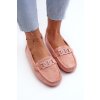Dámské módní semišové mokasíny světle růžové Rabell (Veľkosť 36)