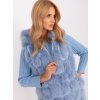 Dámska modrá vesta Wool fashion italia AT-KZ-2379.96P