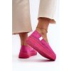 Dámské tenisky na platformě NN276009 Memory Foam System Fuksja (Veľkosť 37)