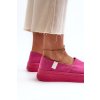Dámské tenisky na platformě NN276009 Memory Foam System Fuksja (Veľkosť 37)
