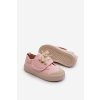 Ružové detské tenisky BIG STAR s rovnou podrážkou, textil, kód produktu NN374019 NUDE