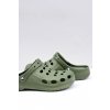 Pánske šľapky  zelené kód obuvi A-001 GREEN