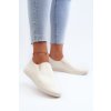 Dámské tenisky Trampky Slip-On Beige Lovinia (Veľkosť 39)