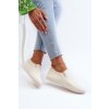 Dámské tenisky Trampky Slip-On Beige Lovinia (Veľkosť 39)