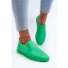 Dámske zelené tenisky na nízkom podpätku z textilu kód obuvi TE- CCC -01-NB662 GREEN : Naše topky dnes