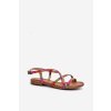 Ploché Dámske kožené Sandále maciejka 06635-39 multikolor / 06635-39/00-0 MULTI (Veľkosť 36)
