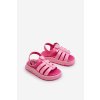 Voňavé Detské sandálky na suchý zips zaxy nn385018 ružové / (Veľkosť 19)