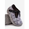 Pohodlné Detské papuče befado 110n488 šedé / 110N488 GREY (Veľkosť 25)
