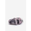 Papuče Ballerinas Befado With Misha 209P038 Grey-Pink (Veľkosť 20)