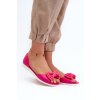 Dámské gumové baletky s mašlí Fuksja Georia (Veľkosť 36)
